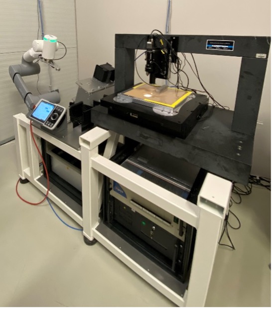 Femtosecond laser with robot designed by WOP’s Laser Systems Engineer